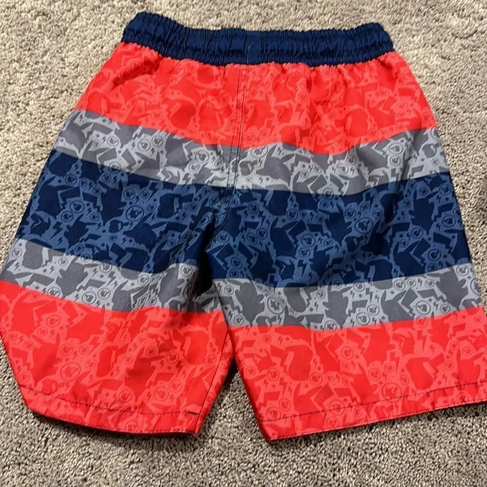 POKÉMON and MICKEY!! Size small! Swim trunks! Like new!